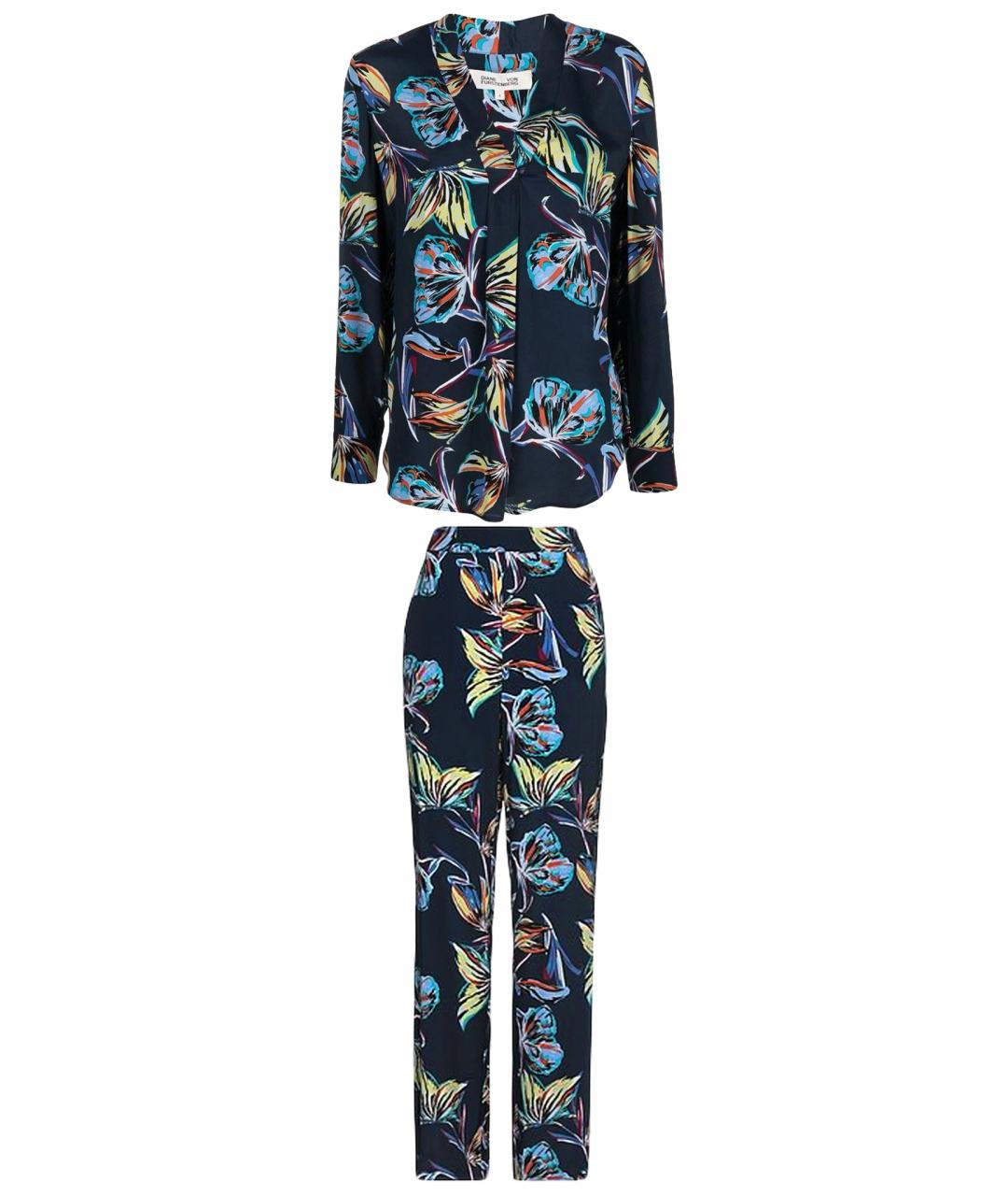 DIANE VON FURSTENBERG Мульти вискозный костюм с брюками, фото 1