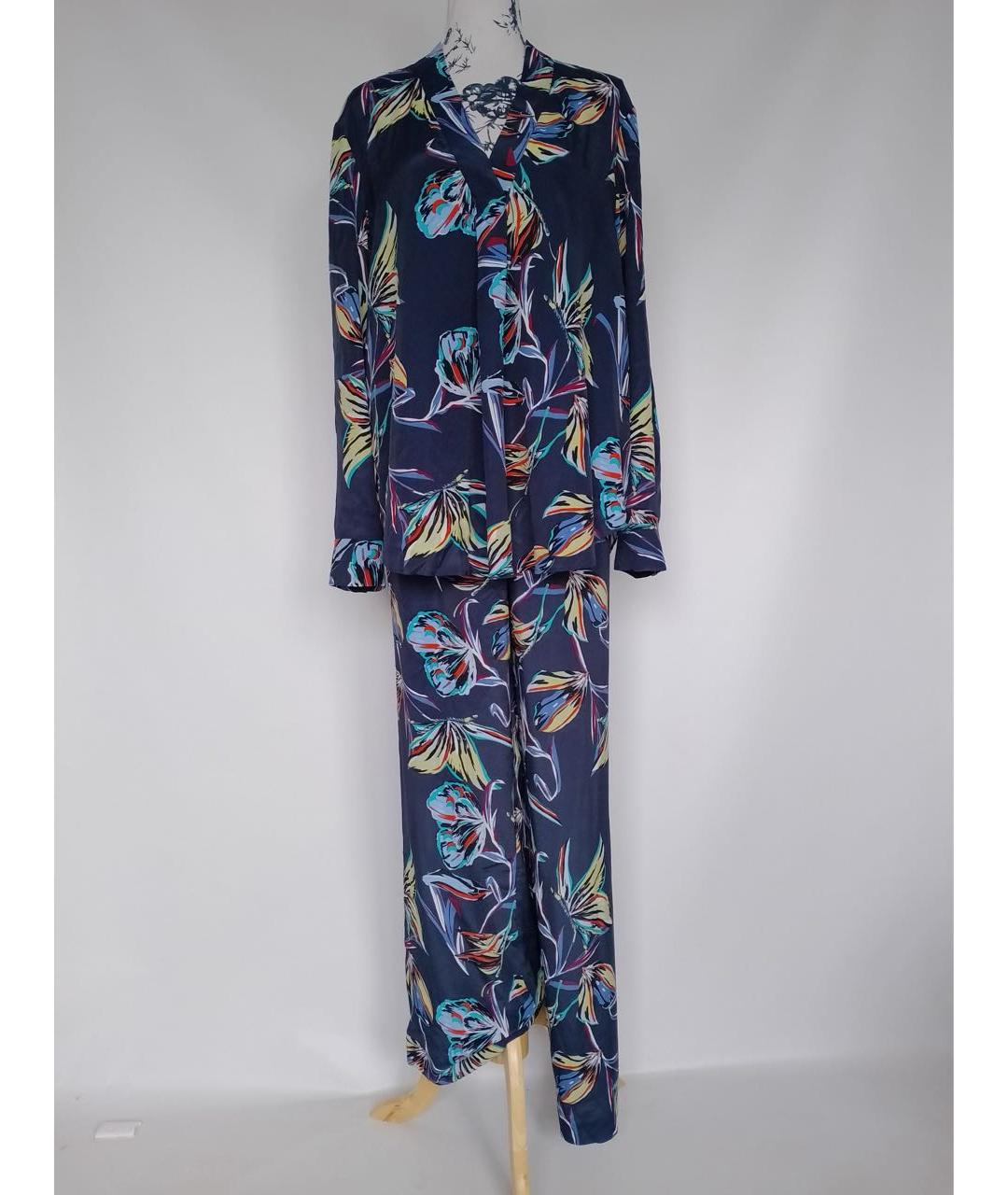 DIANE VON FURSTENBERG Мульти вискозный костюм с брюками, фото 7