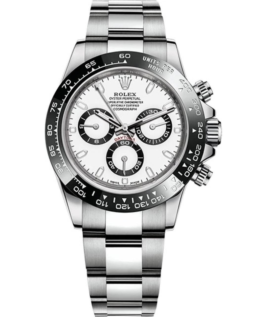 ROLEX Белые металлические часы, фото 1