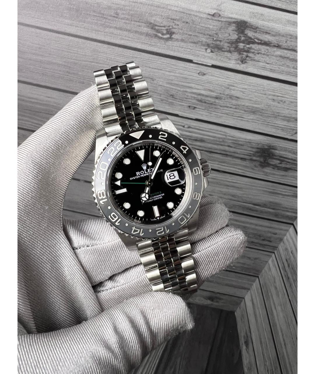 ROLEX Черные часы, фото 3
