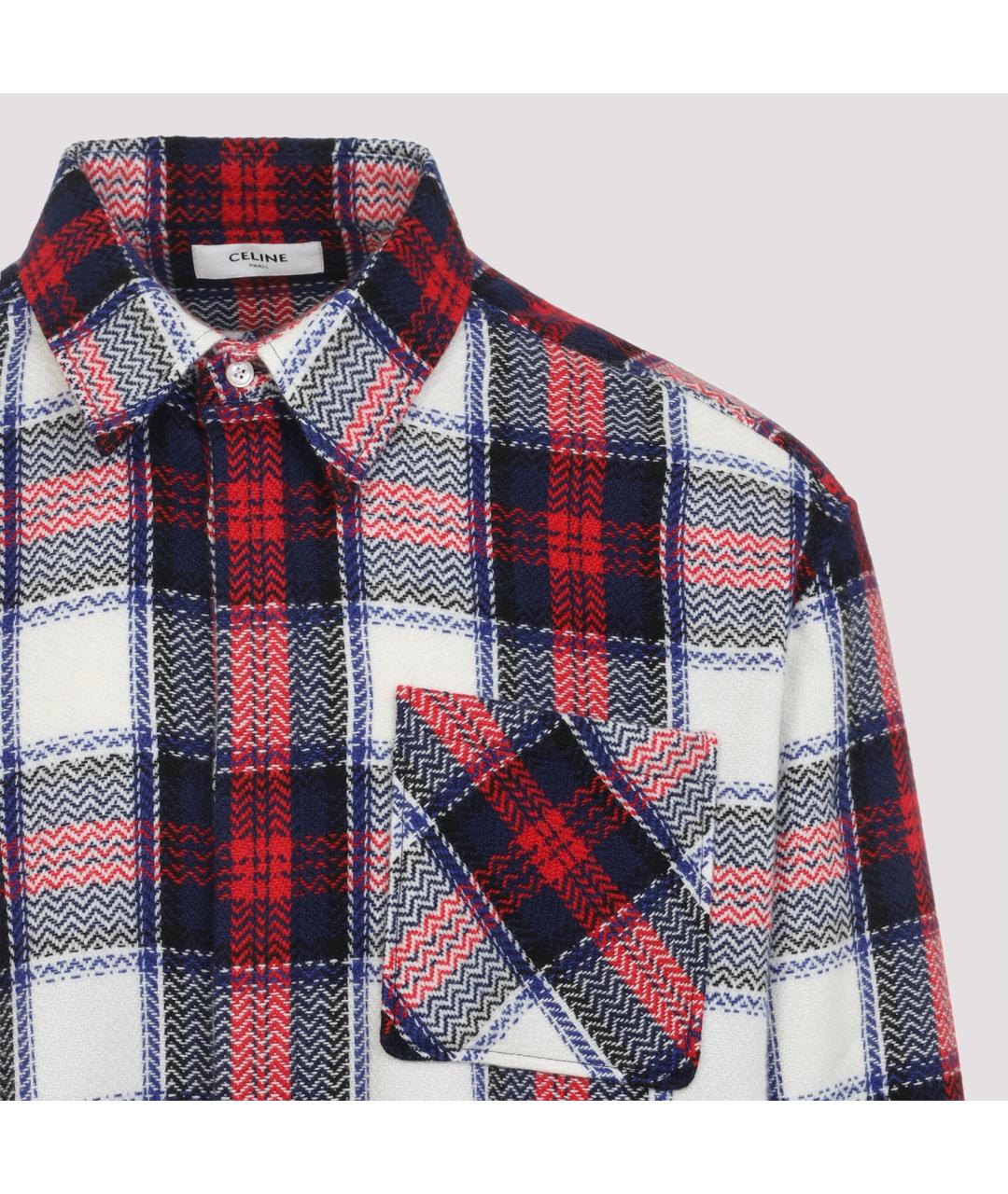 CELINE Мульти кашемировая кэжуал рубашка, фото 5