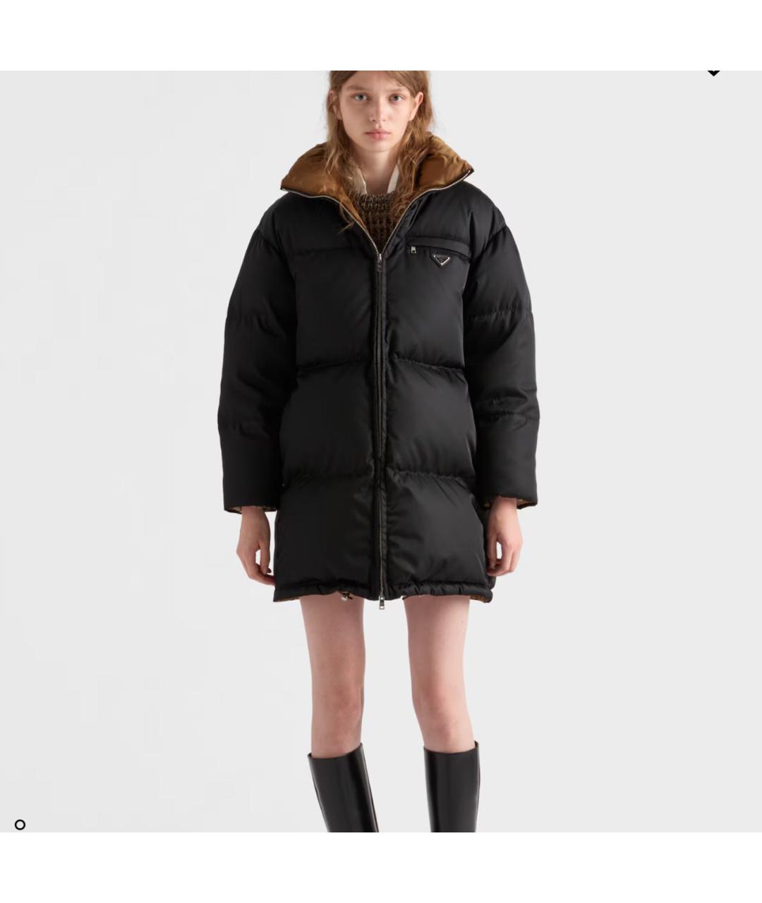 PRADA Черный пуховик, фото 2