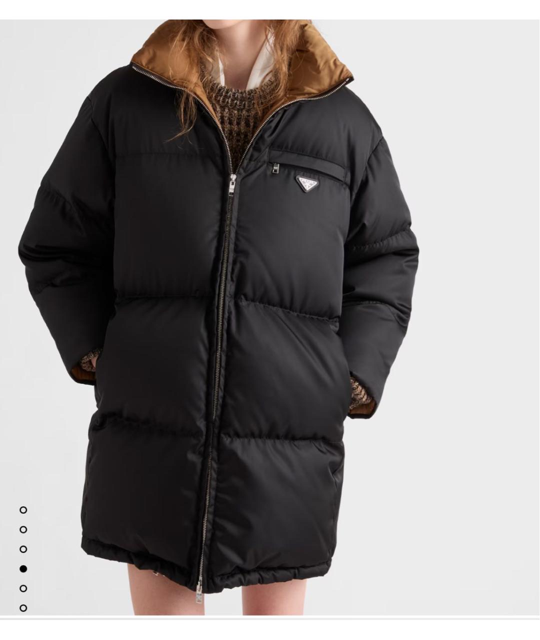 PRADA Черный пуховик, фото 3