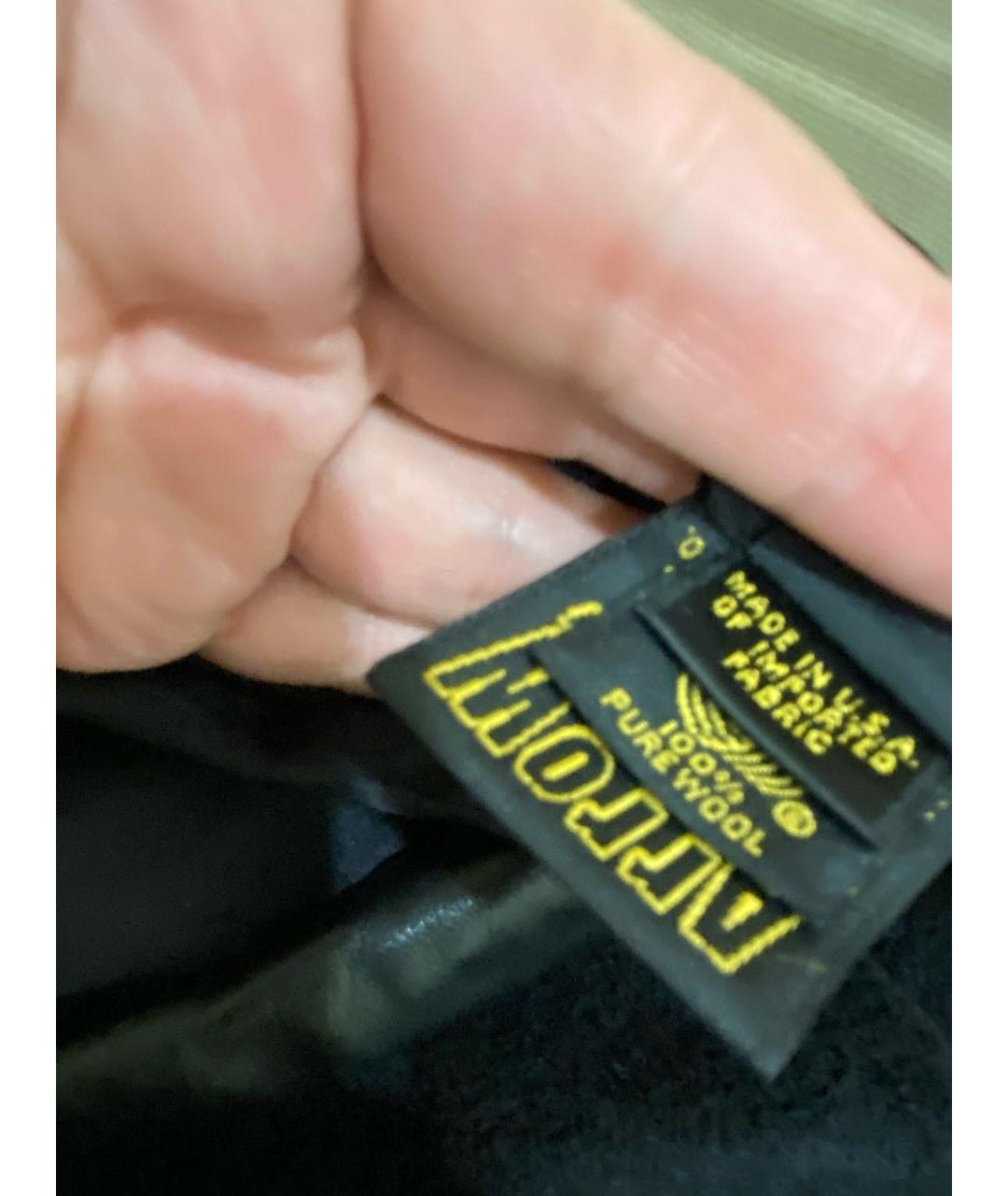 DKNY Черная шерстяная юбка мини, фото 6