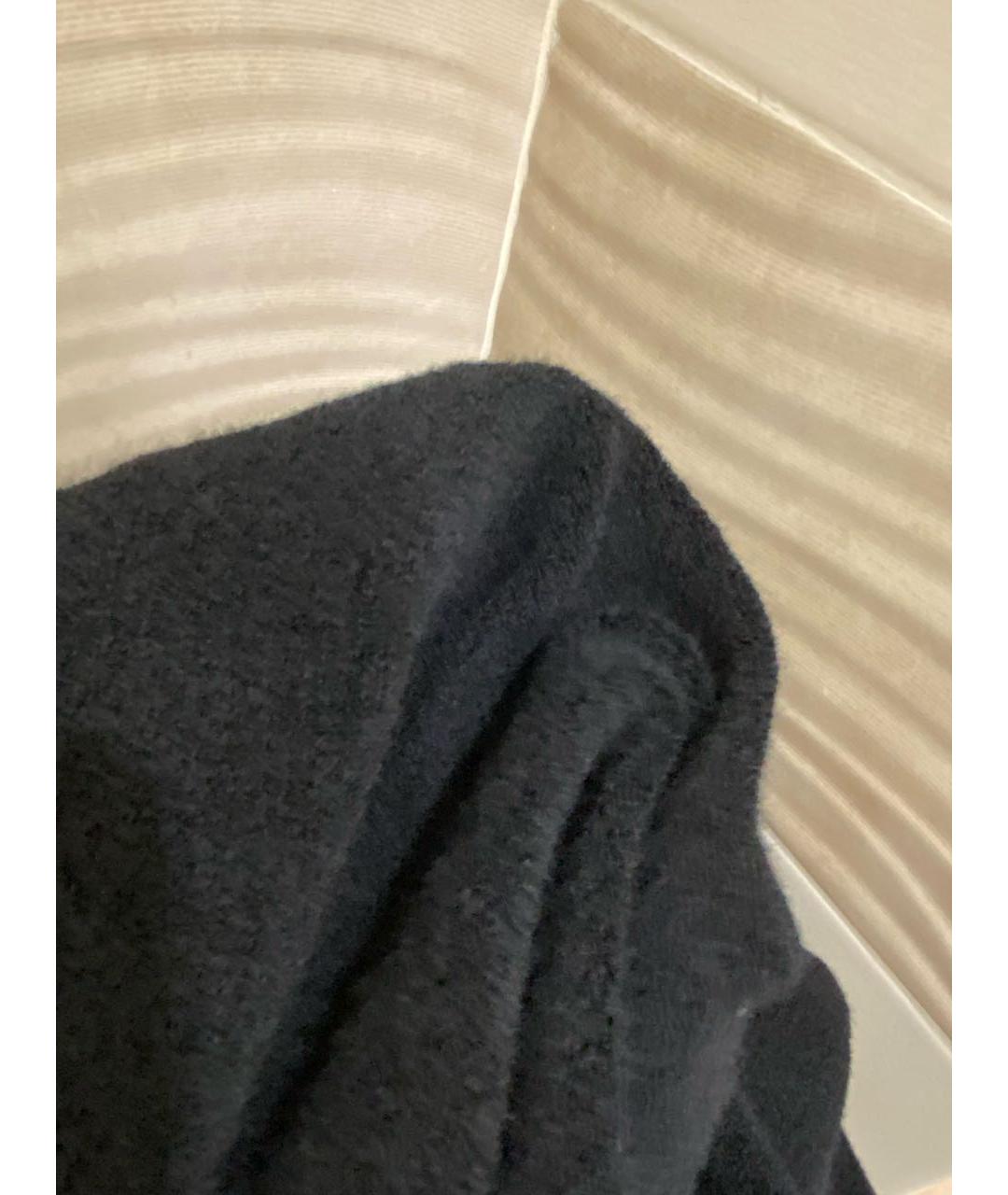 DKNY Черная шерстяная юбка мини, фото 7