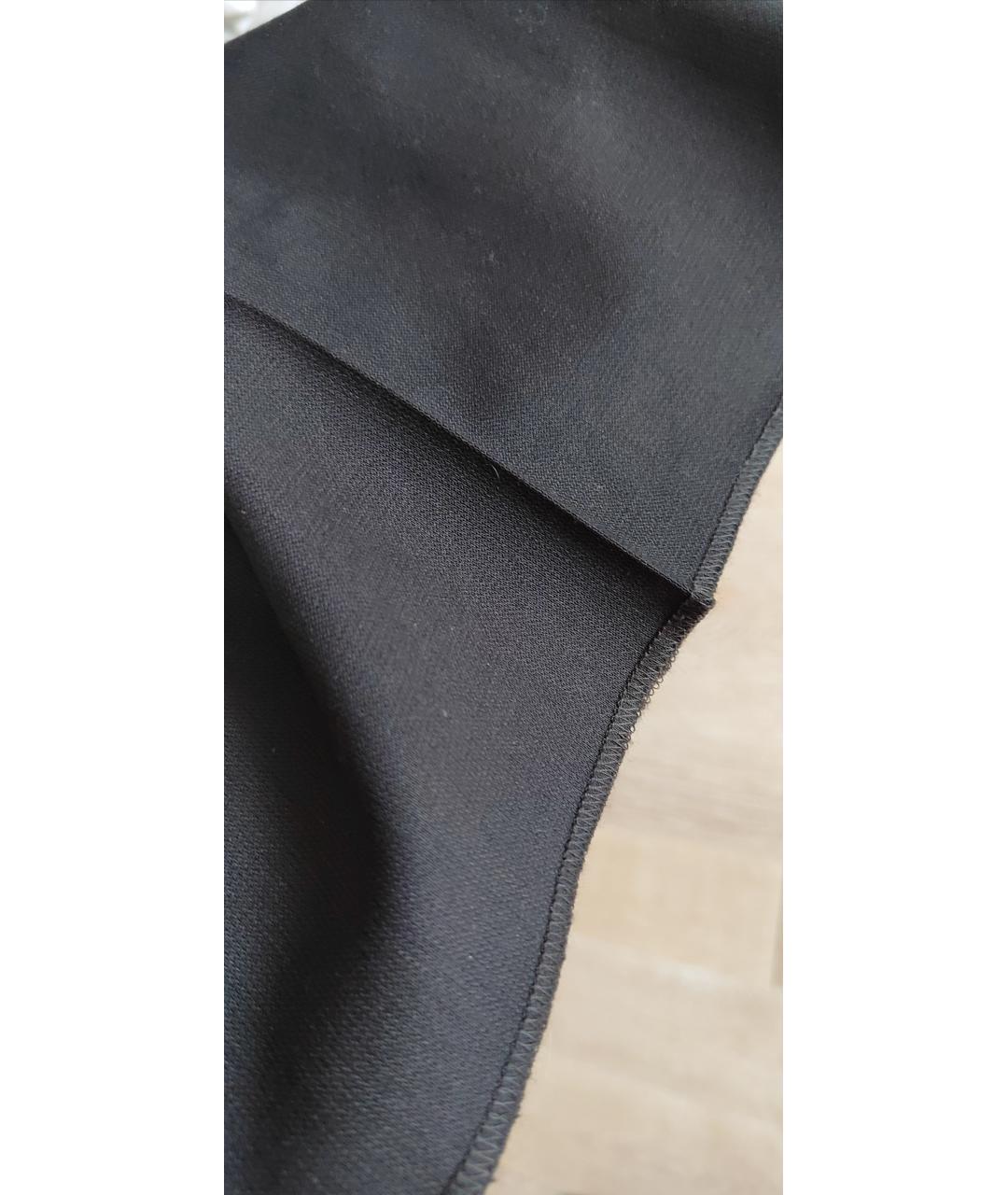 SPORTMAX Коричневые шерстяные прямые брюки, фото 5