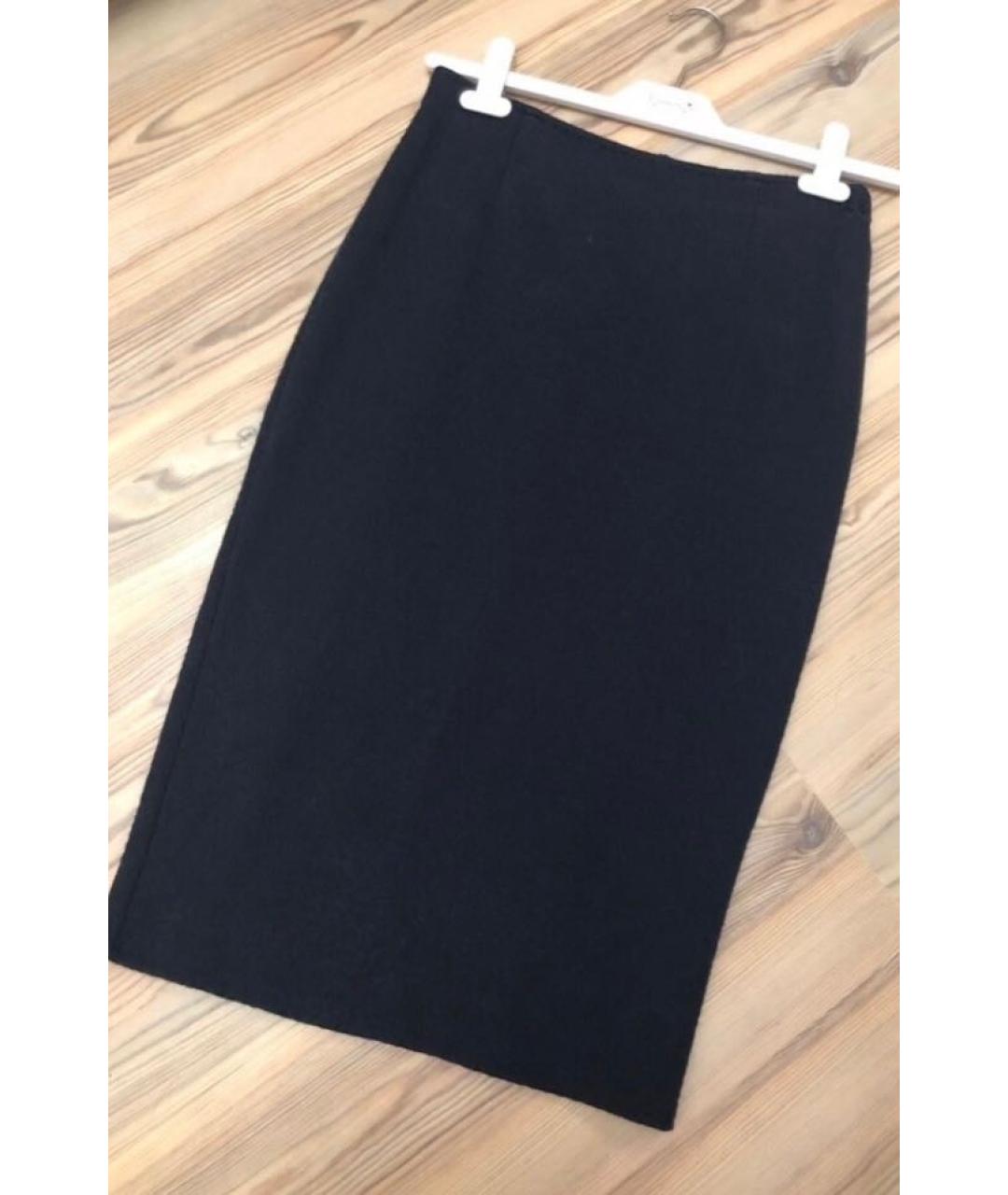 WEEKEND MAX MARA Темно-синяя юбка миди, фото 5
