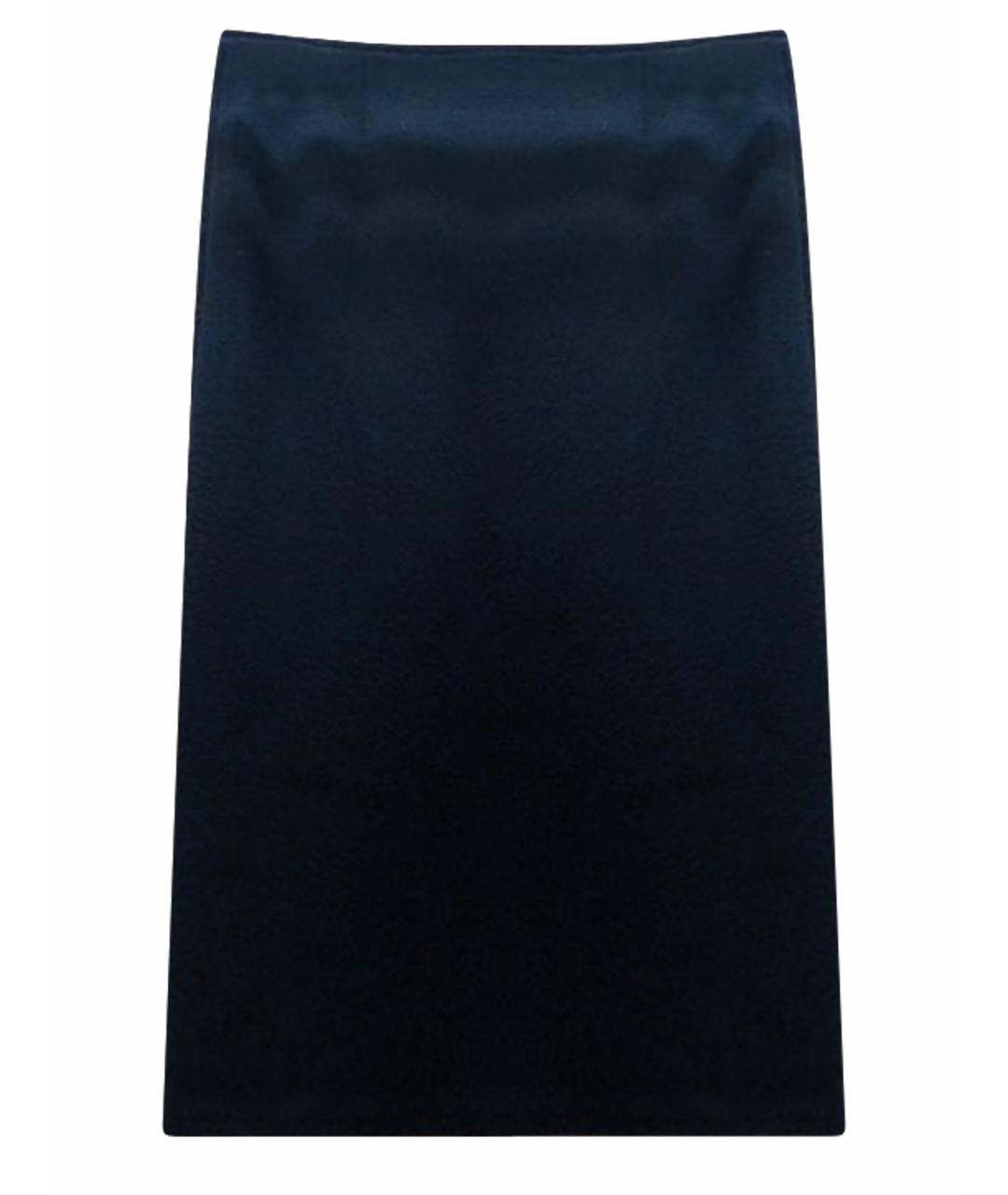 WEEKEND MAX MARA Темно-синяя юбка миди, фото 1