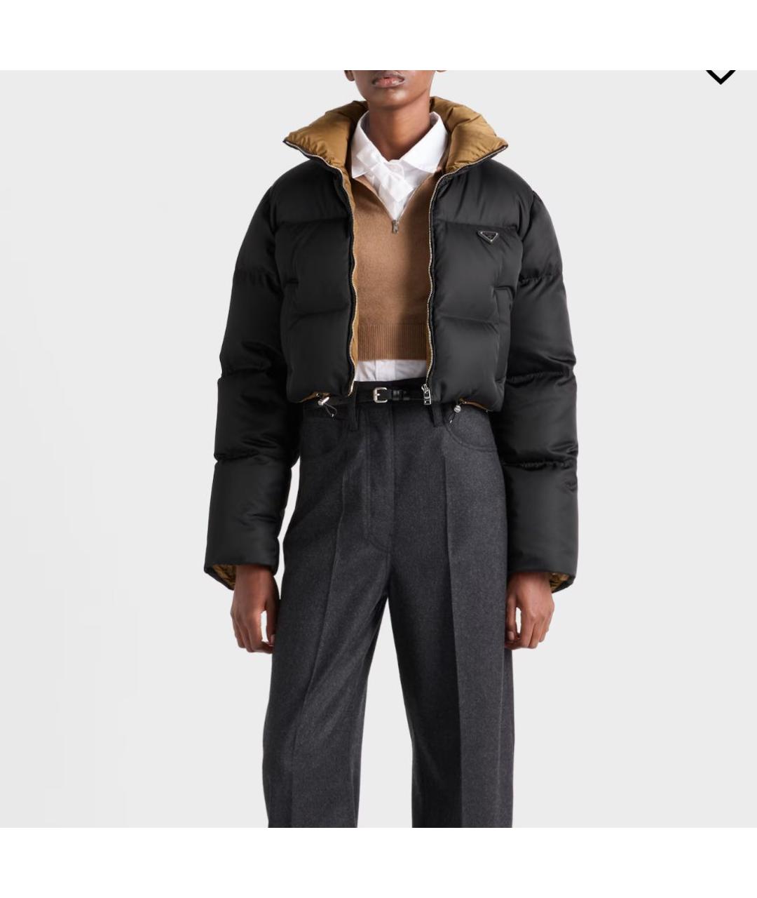 PRADA Черный пуховик, фото 3