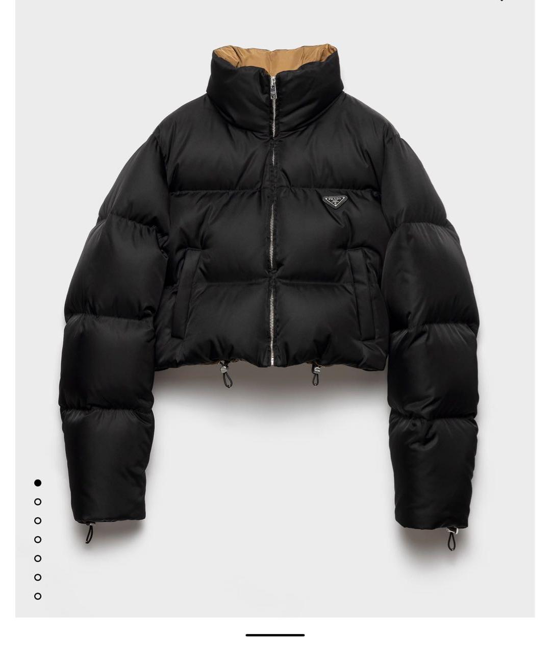 PRADA Черный пуховик, фото 5