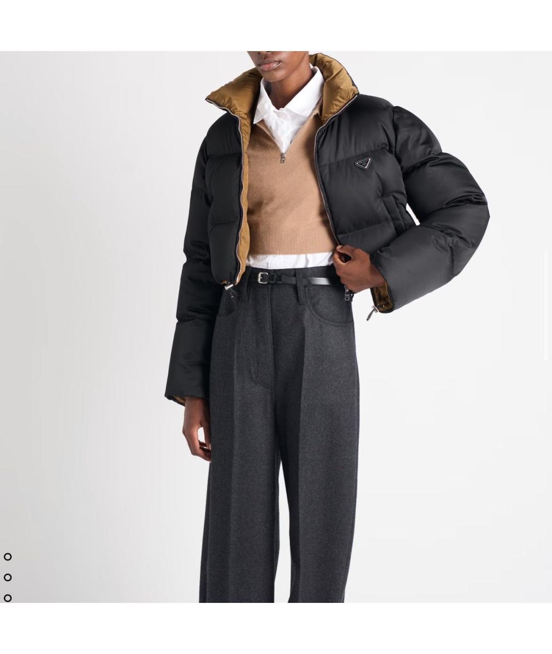 PRADA Черный пуховик, фото 4