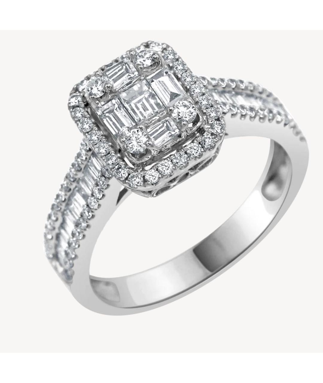 La marquise Серебряное кольцо из белого золота, фото 1