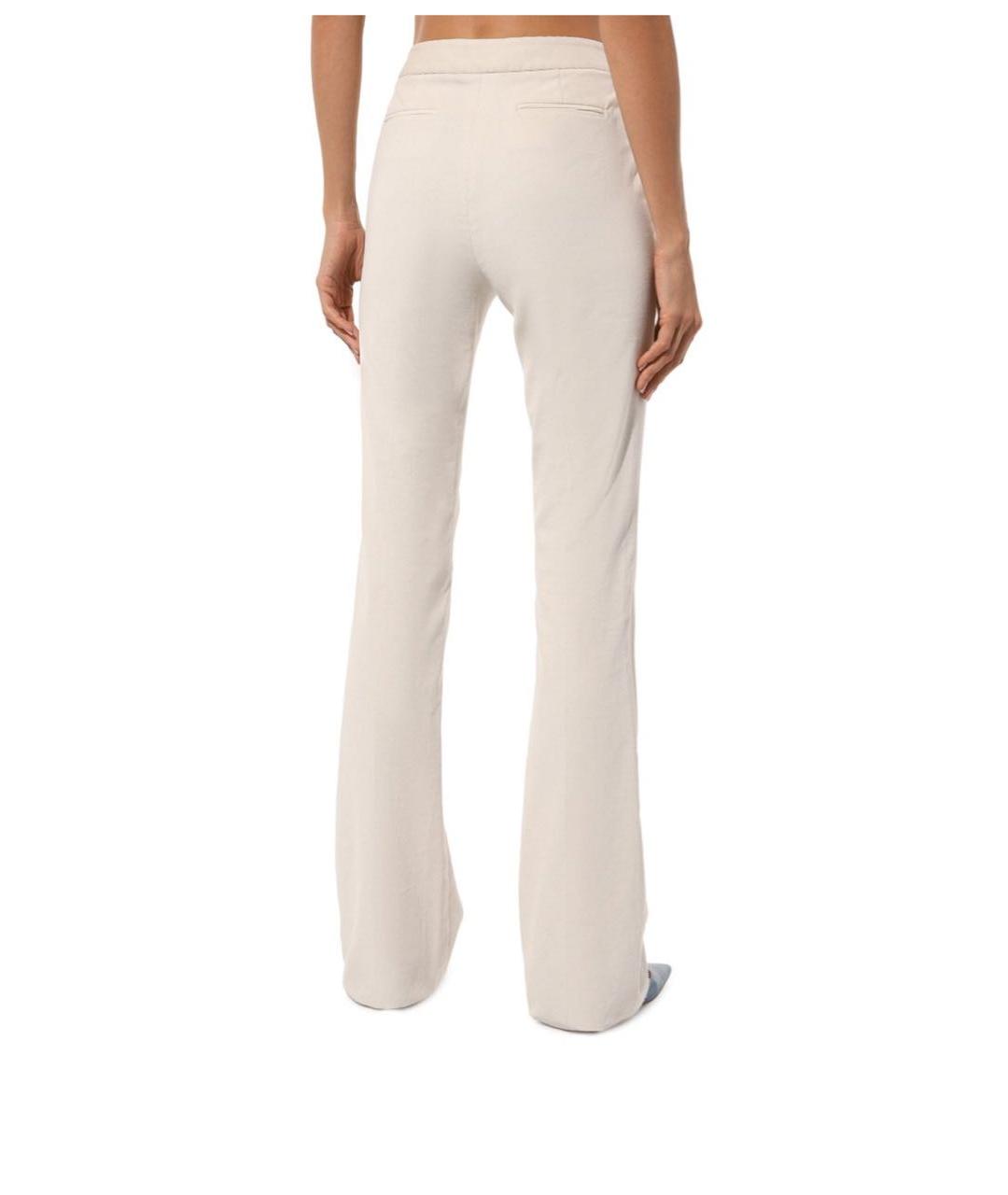 LORO PIANA Бежевые хлопковые брюки узкие, фото 4