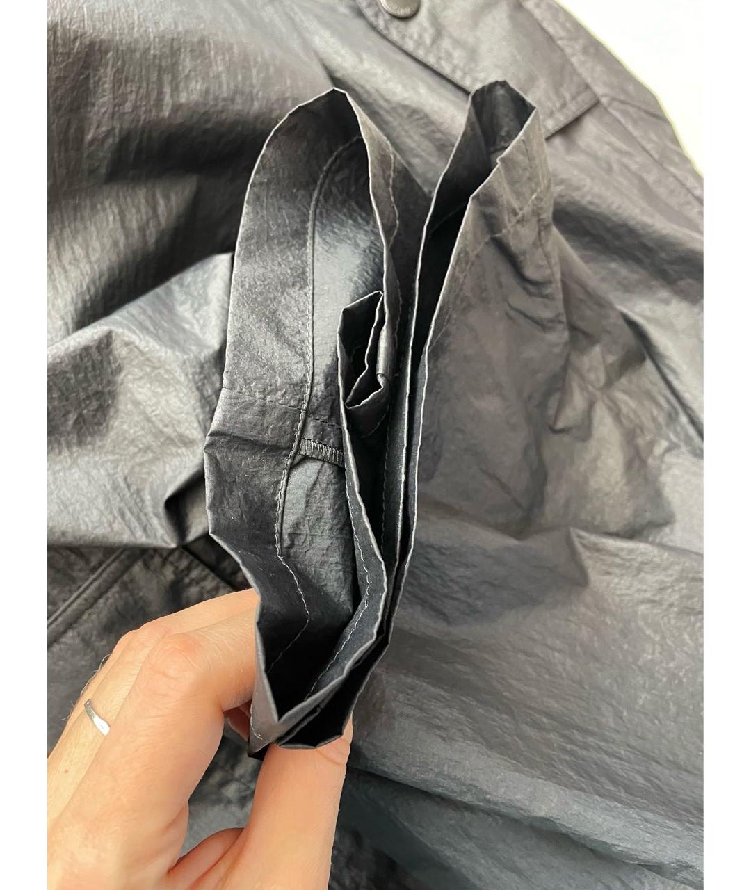 DOLCE&GABBANA Черные полиэстеровые повседневные брюки, фото 4