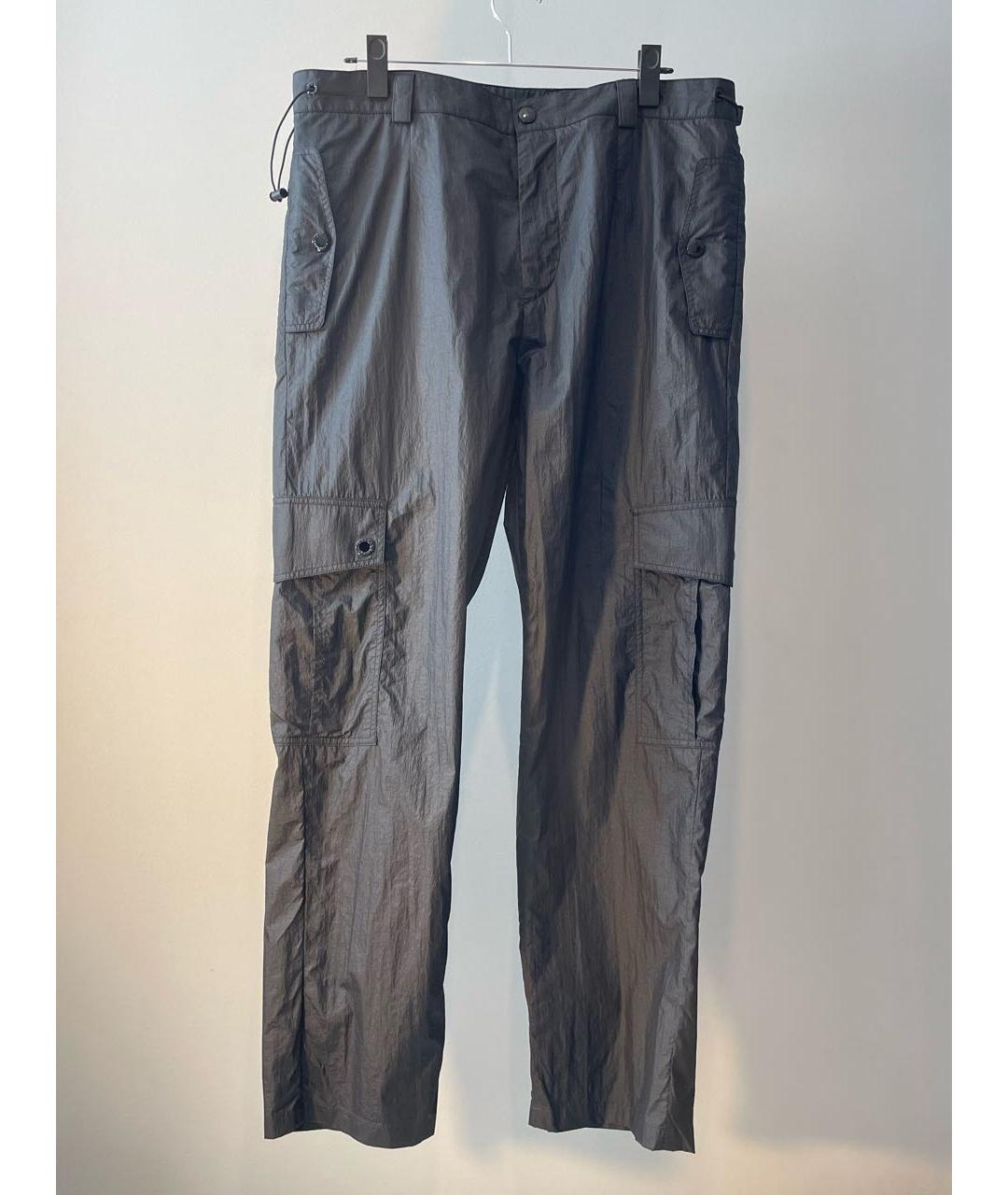 DOLCE&GABBANA Черные полиэстеровые повседневные брюки, фото 6