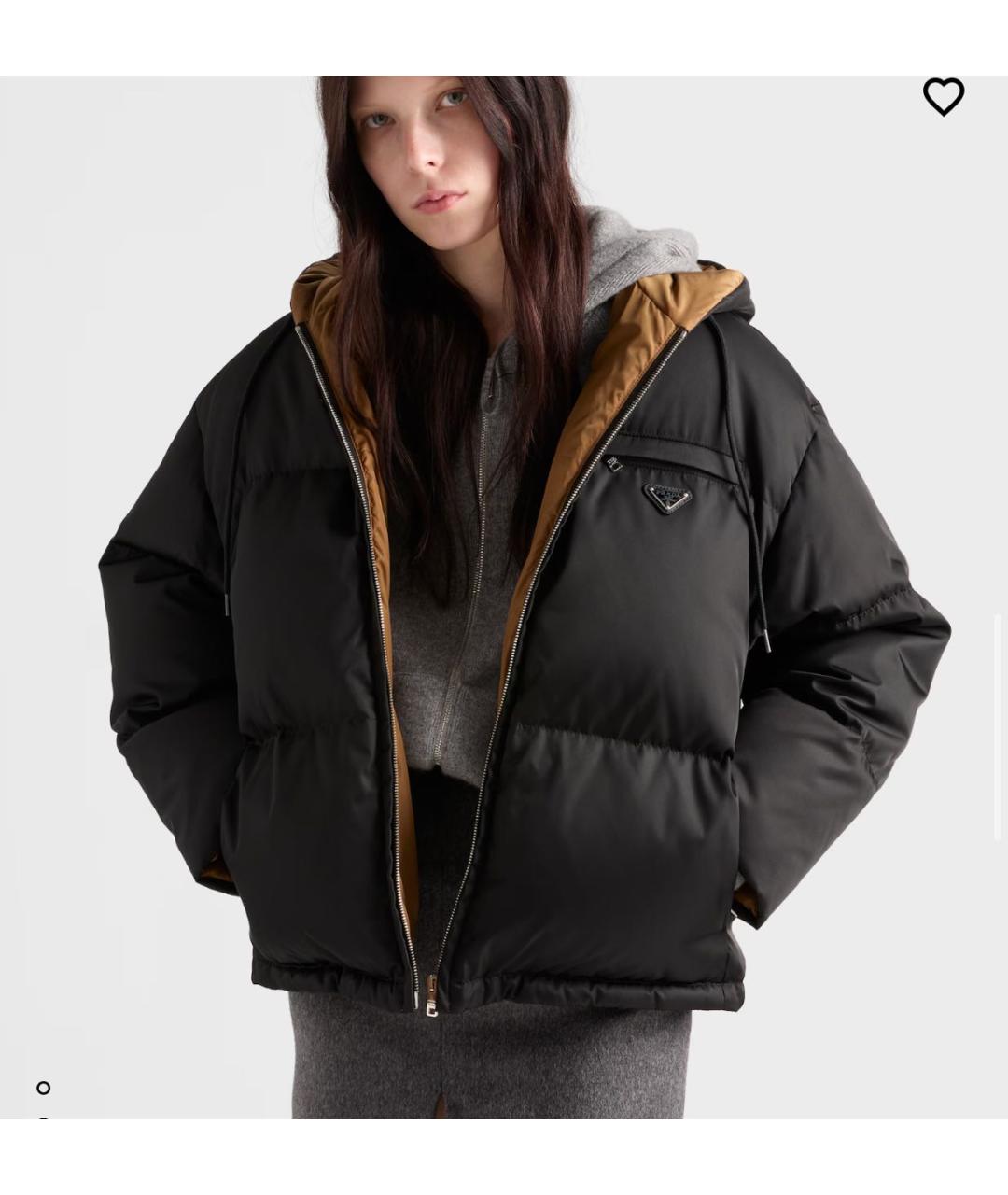 PRADA Черный пуховик, фото 3