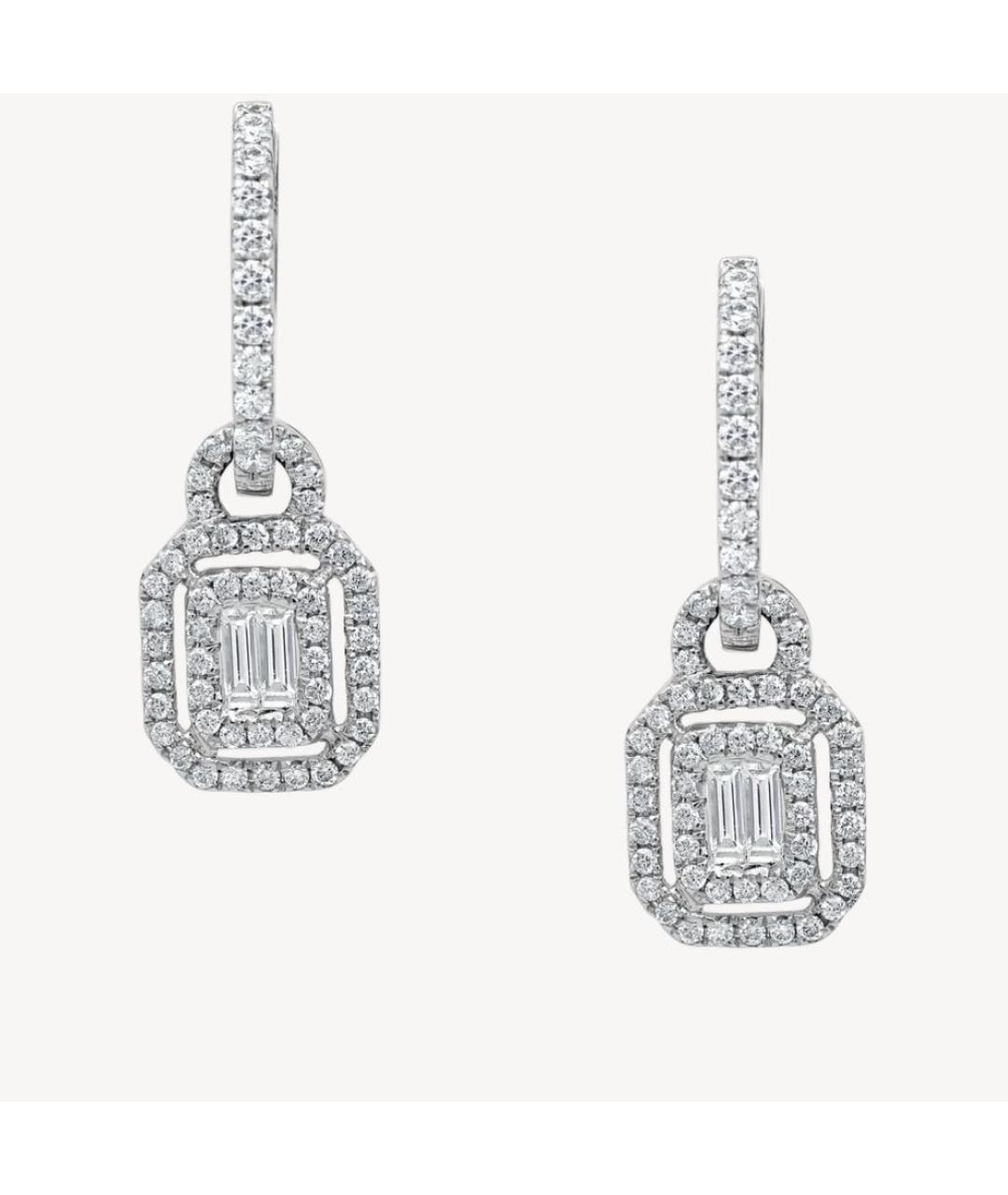 La marquise Серебряные серьги из белого золота, фото 1