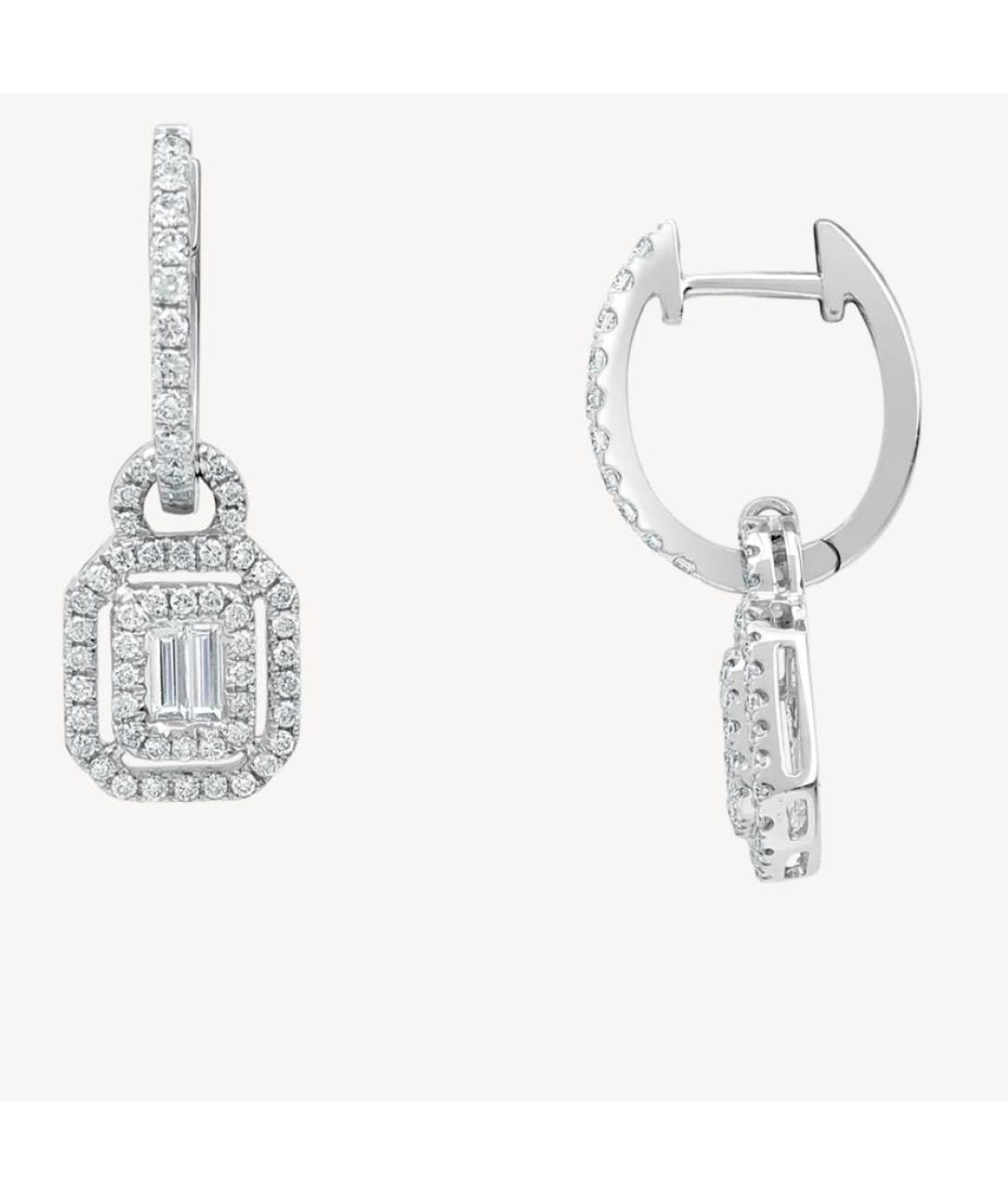 La marquise Серебряные серьги из белого золота, фото 2