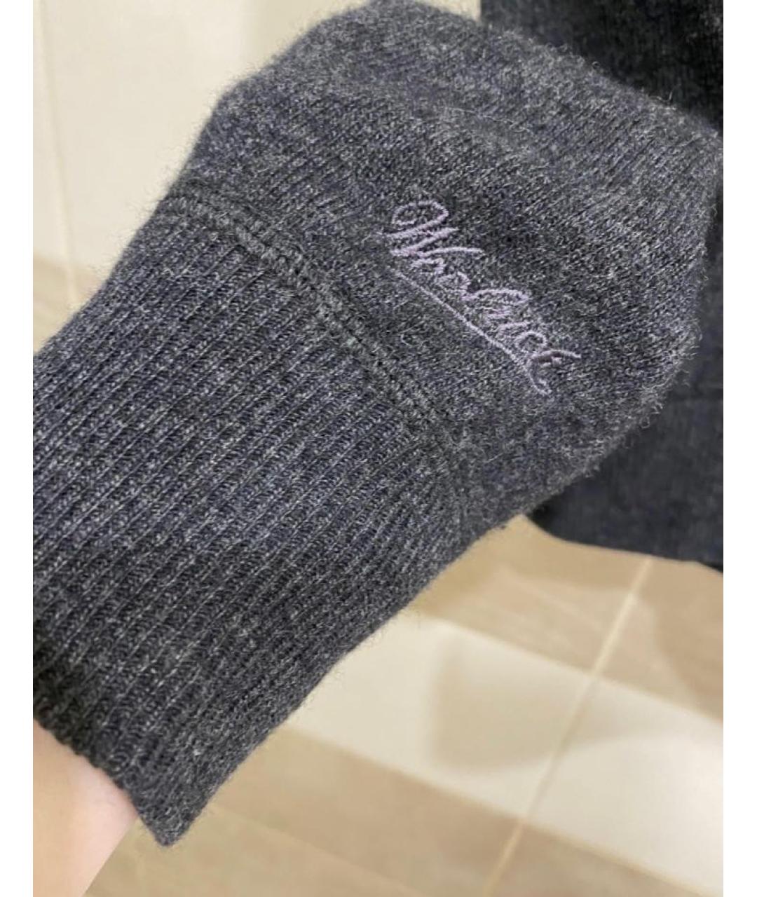 WOOLRICH Серый шерстяной джемпер / свитер, фото 6