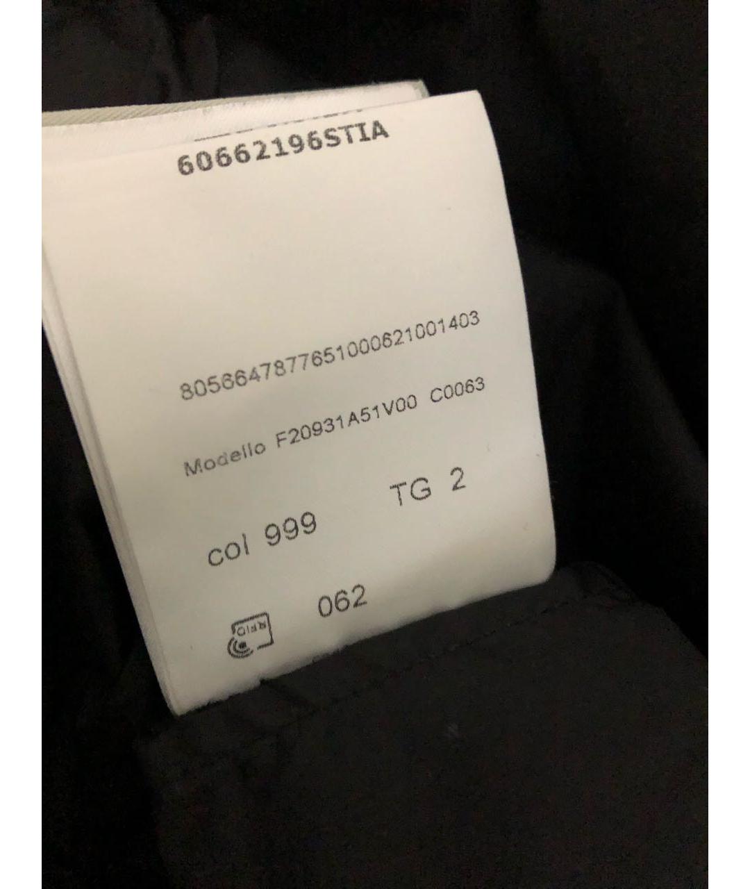 MONCLER Черный полиамидовый пуховик, фото 5