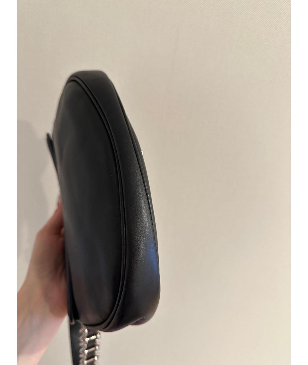 MIU MIU Черная кожаная сумка через плечо, фото 8