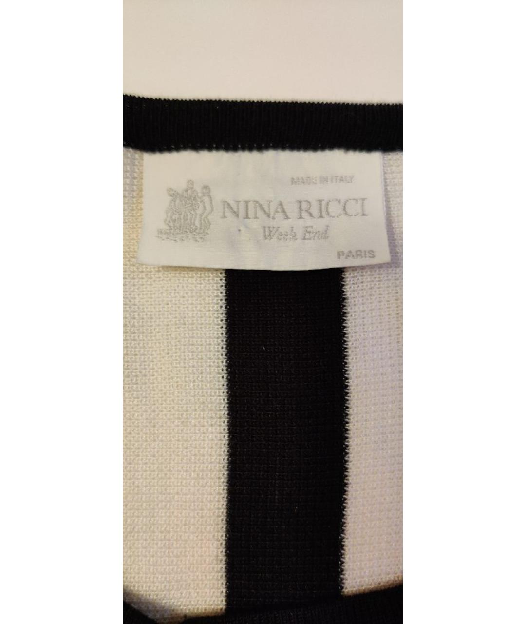 NINA RICCI Черный вискозный жакет/пиджак, фото 5