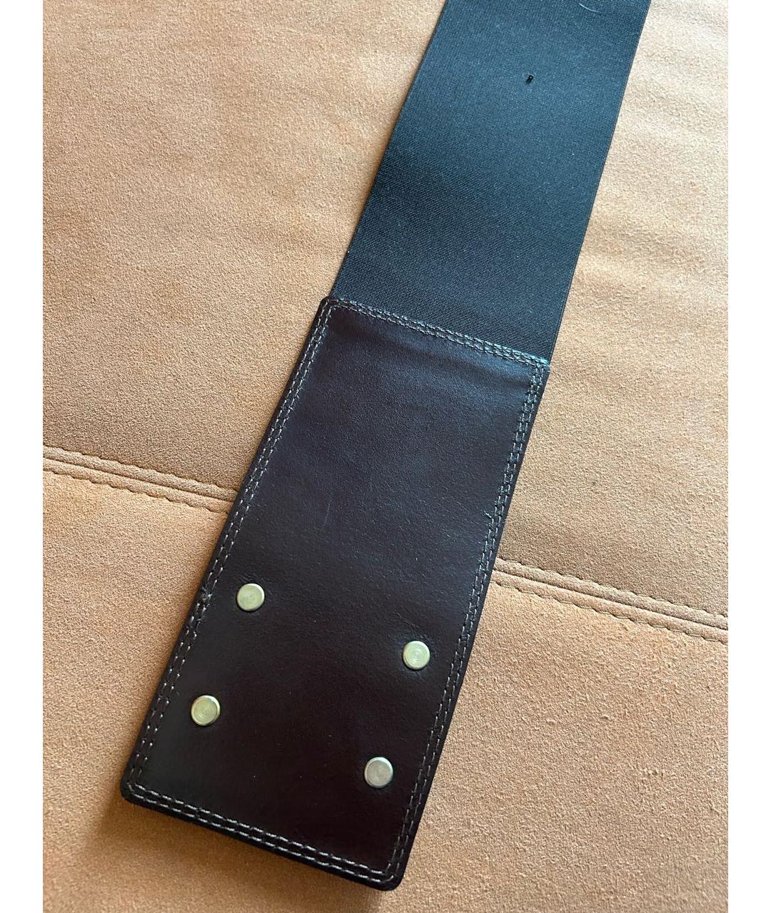 MAX MARA Коричневый кожаный ремень, фото 4