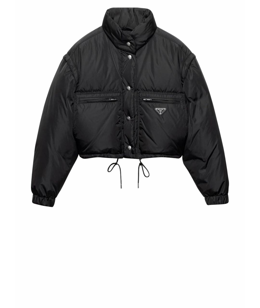 PRADA Черный пуховик, фото 1