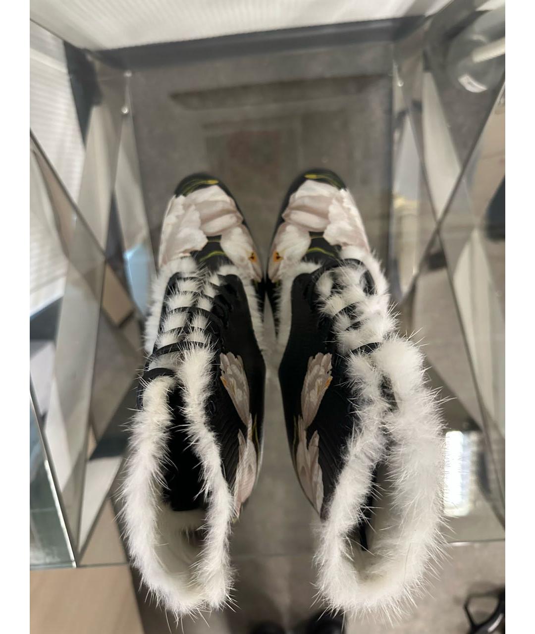 DOLCE&GABBANA Черные кожаные ботильоны, фото 4