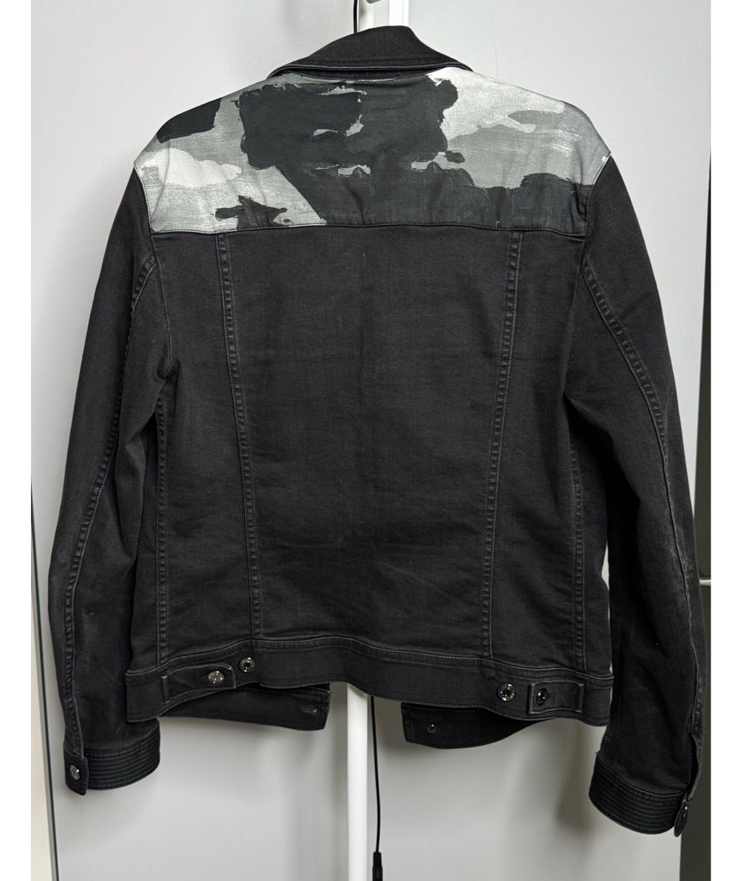 DOLCE&GABBANA Черная хлопковая куртка, фото 2