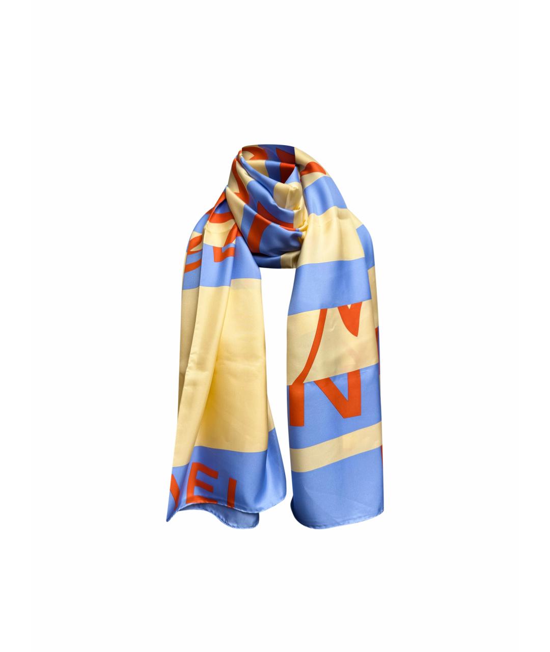 CHANEL Мульти шелковый шарф, фото 1