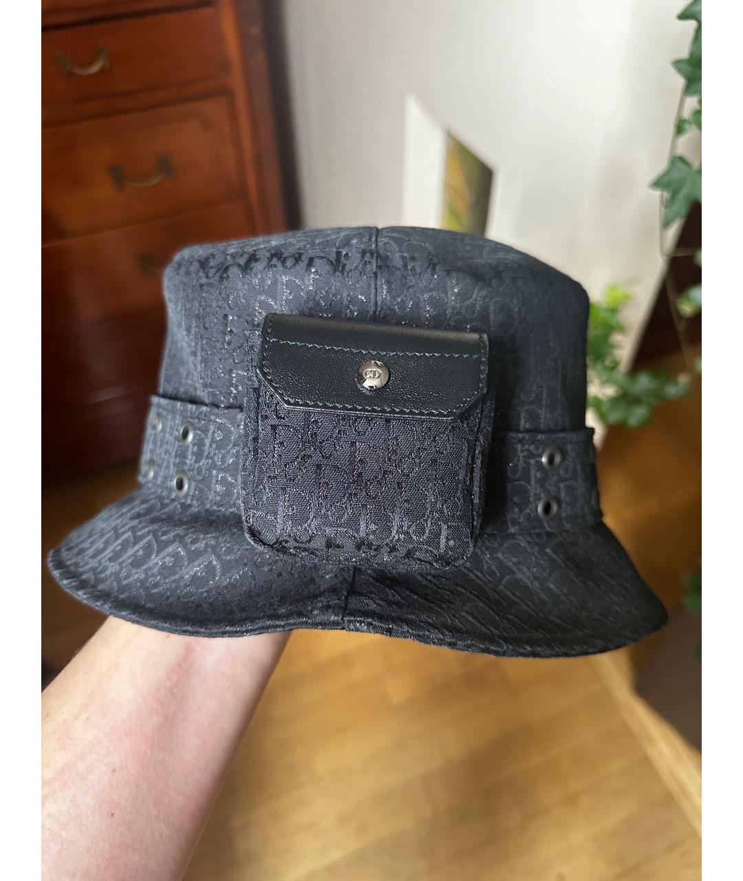 CHRISTIAN DIOR Черная шляпа, фото 2