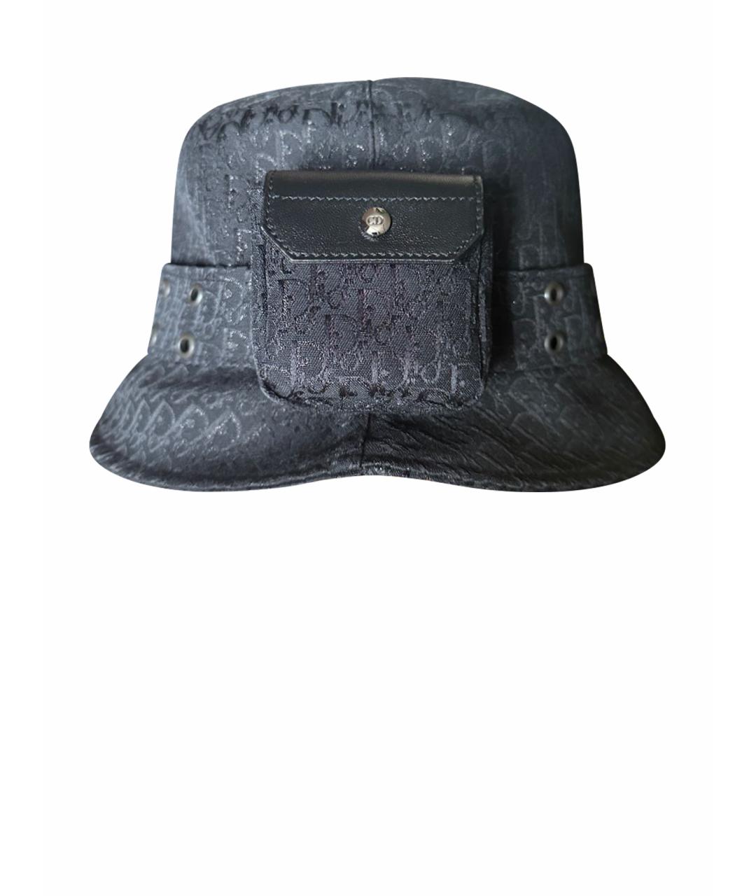 CHRISTIAN DIOR Черная шляпа, фото 1