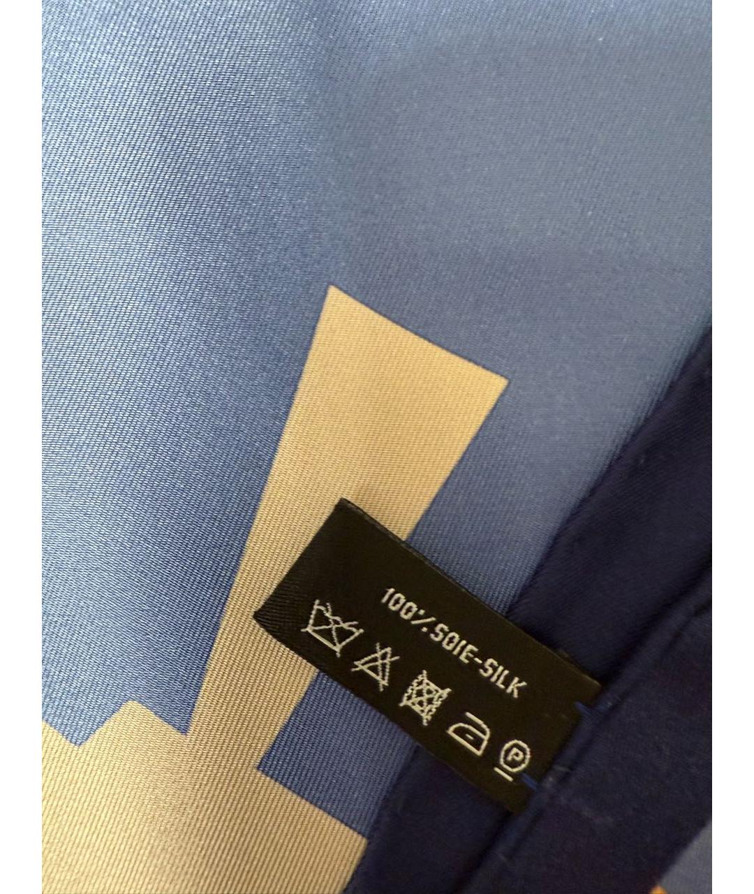 CHANEL Мульти шелковый шарф, фото 7