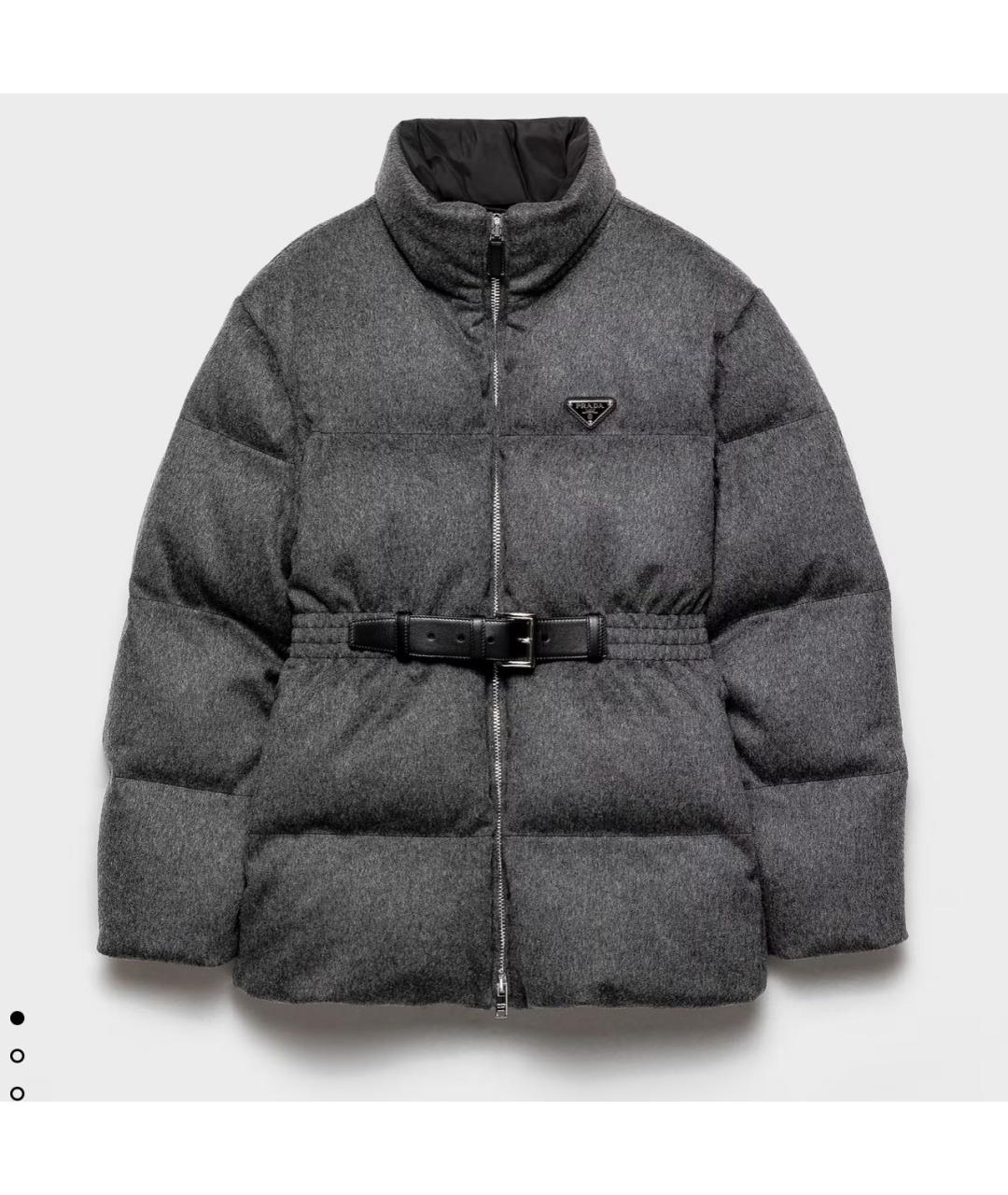 PRADA Серый пуховик, фото 5