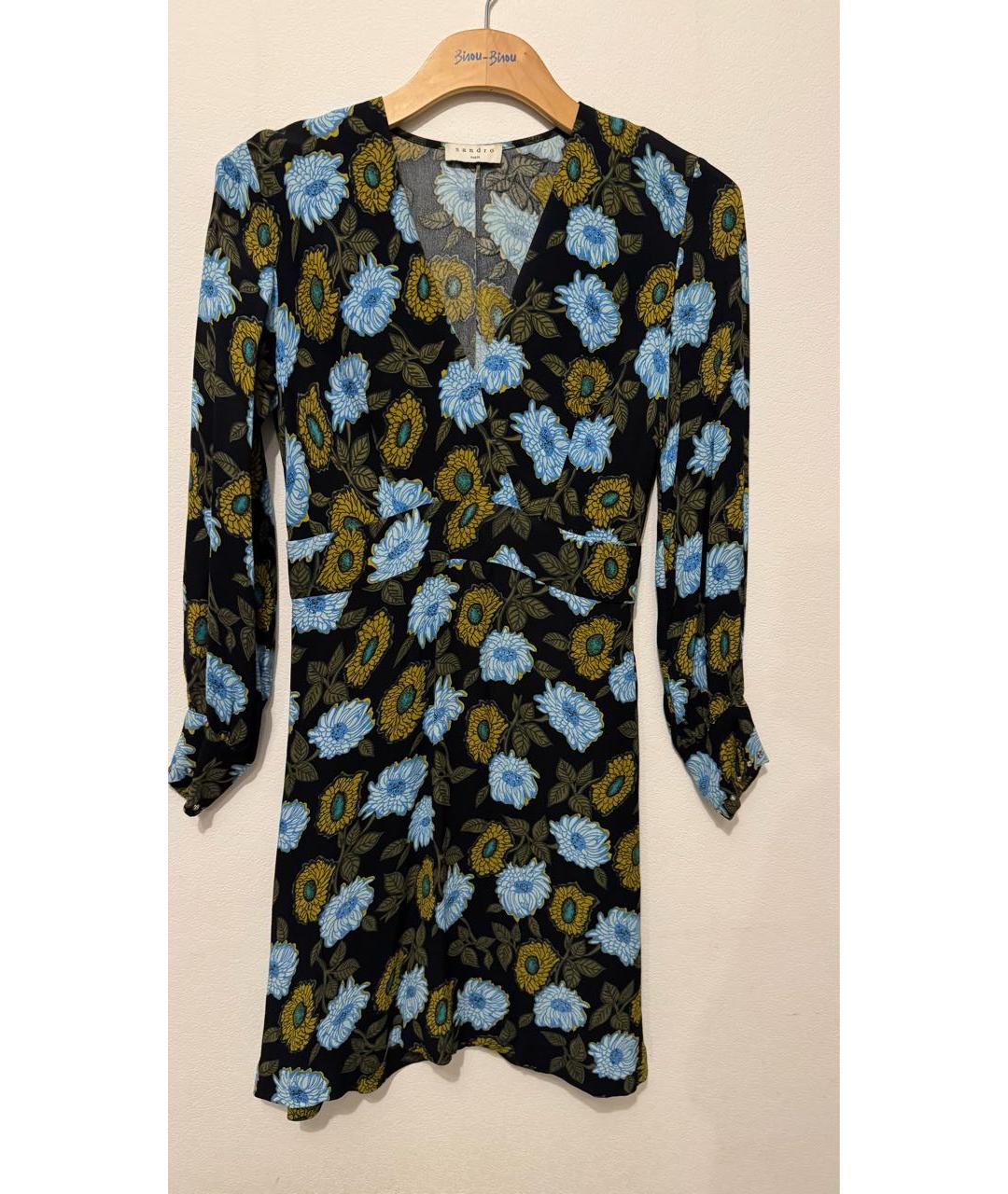 SANDRO Мульти вискозное повседневное платье, фото 5