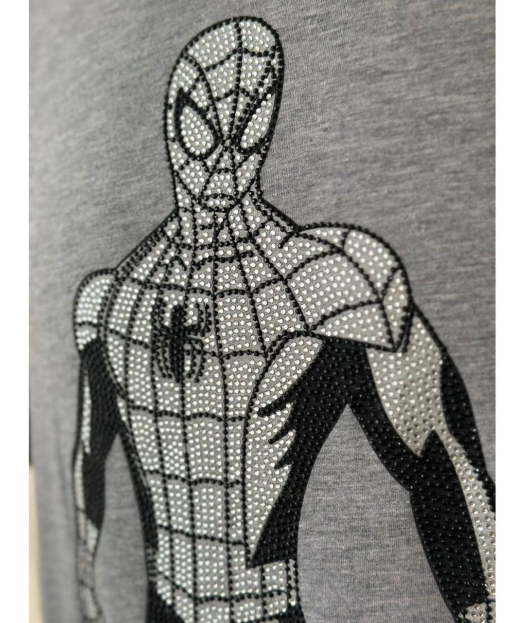 PHILIPP PLEIN Серая футболка, фото 3