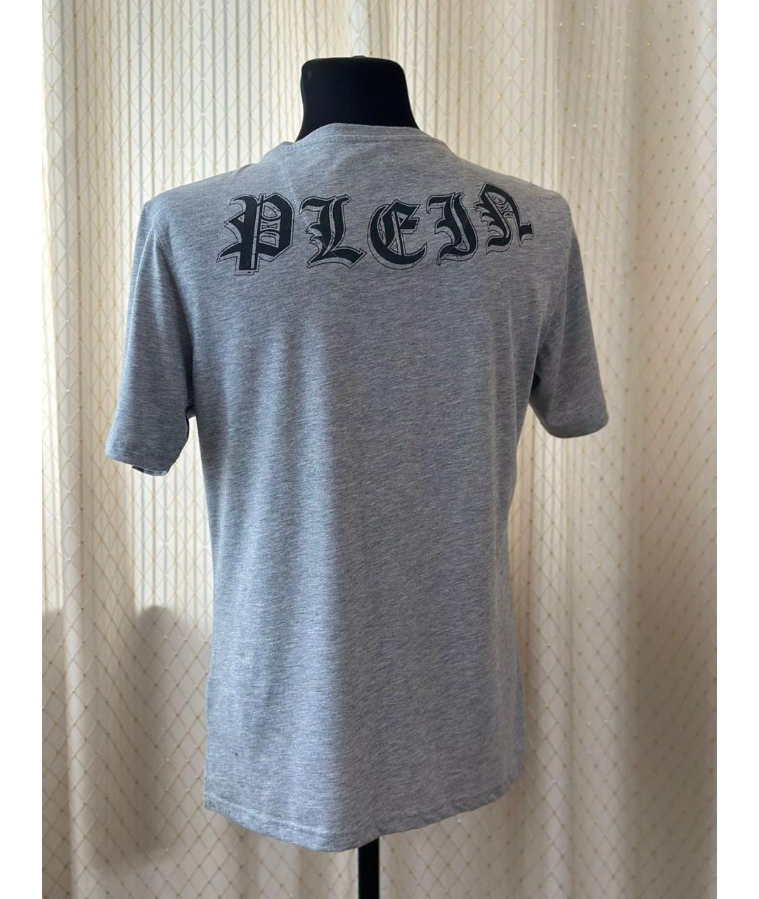 PHILIPP PLEIN Серая футболка, фото 4