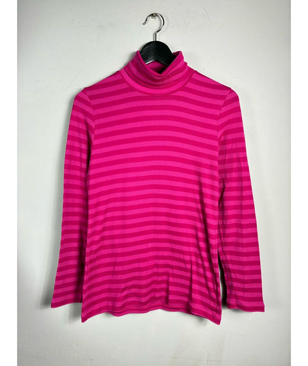 YOHJI YAMAMOTO Розовая хлопковая водолазка, фото 8