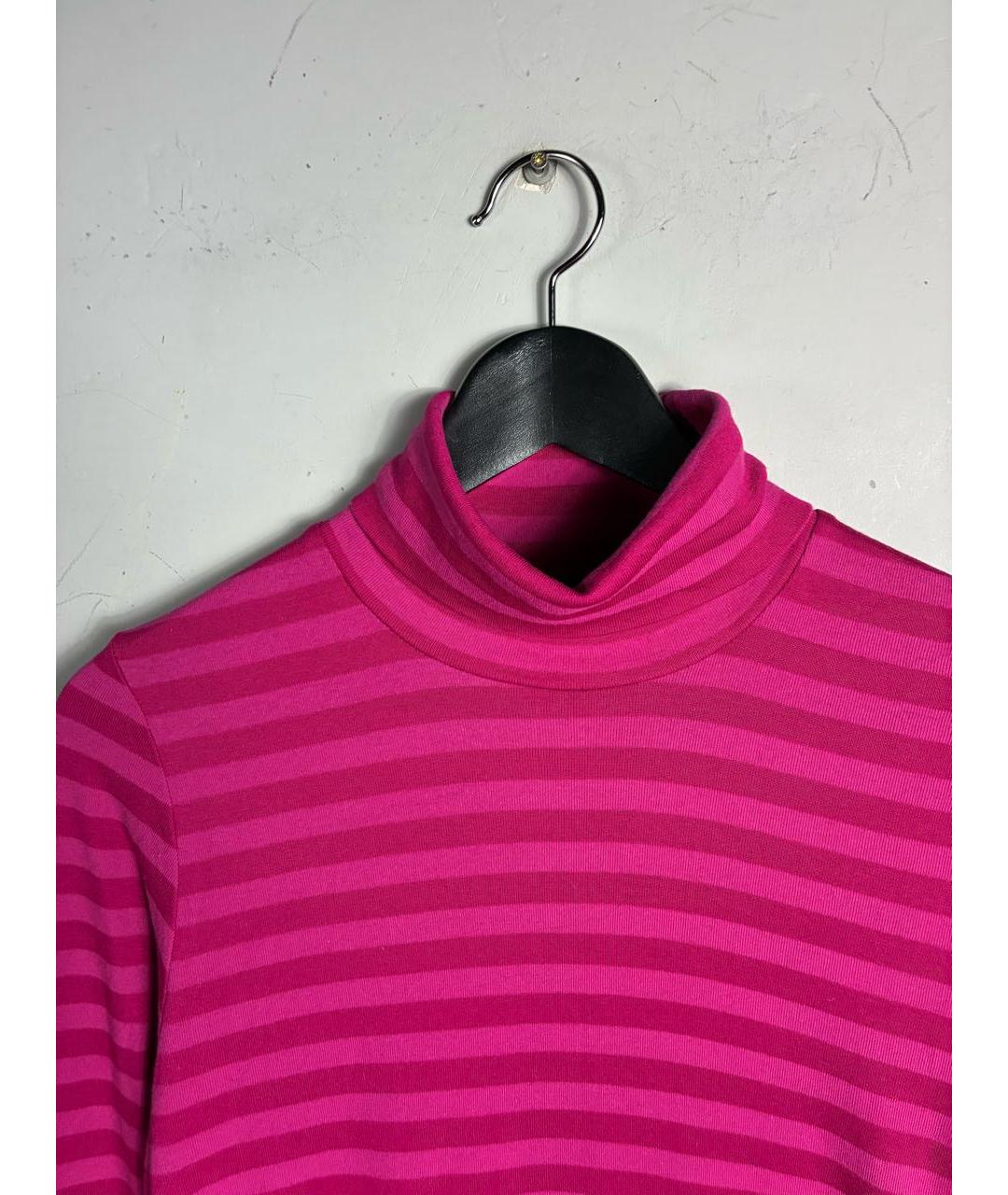 YOHJI YAMAMOTO Розовая хлопковая водолазка, фото 2