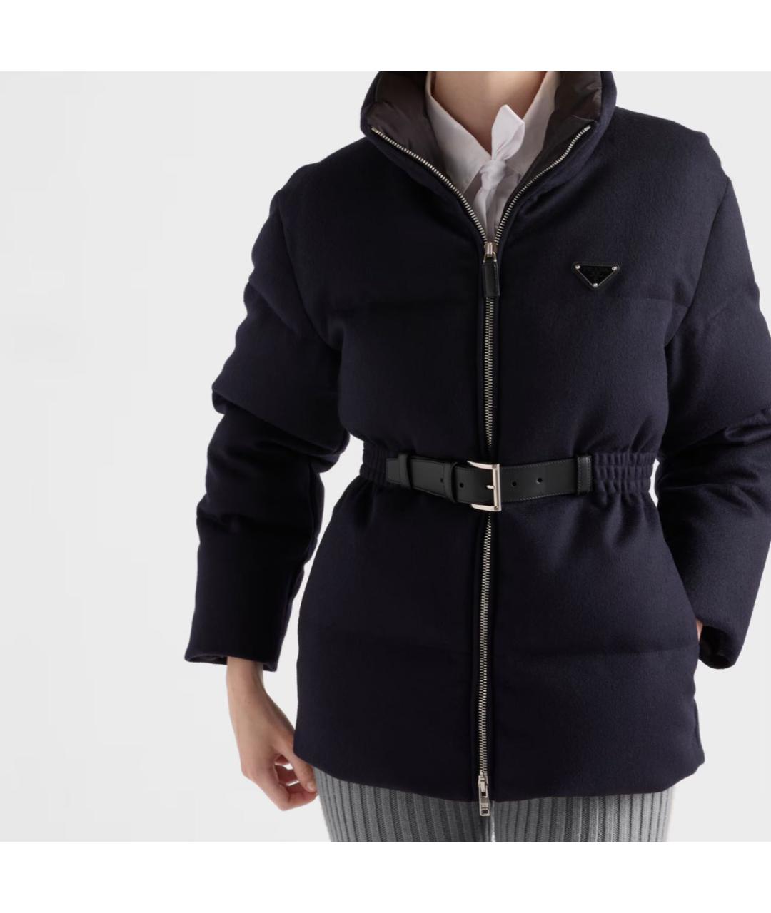 PRADA Темно-синий пуховик, фото 3