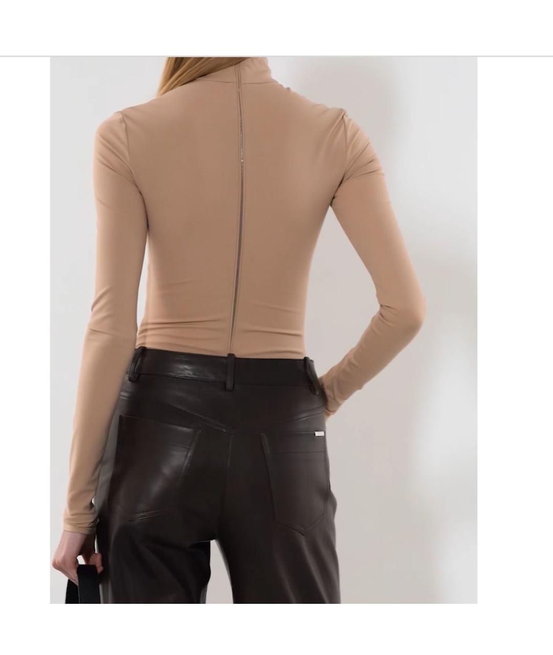 DOLCE&GABBANA Бежевая вискозная водолазка, фото 4