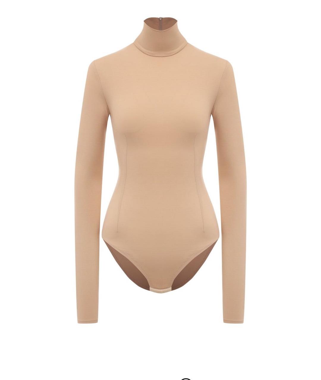 DOLCE&GABBANA Бежевая вискозная водолазка, фото 7