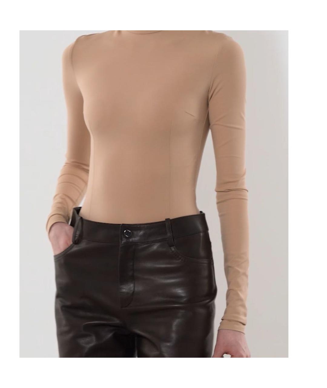 DOLCE&GABBANA Бежевая вискозная водолазка, фото 3