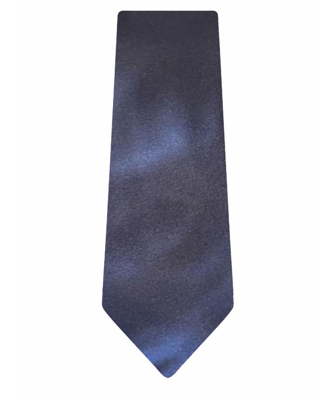 KITON Синий шелковый галстук, фото 1