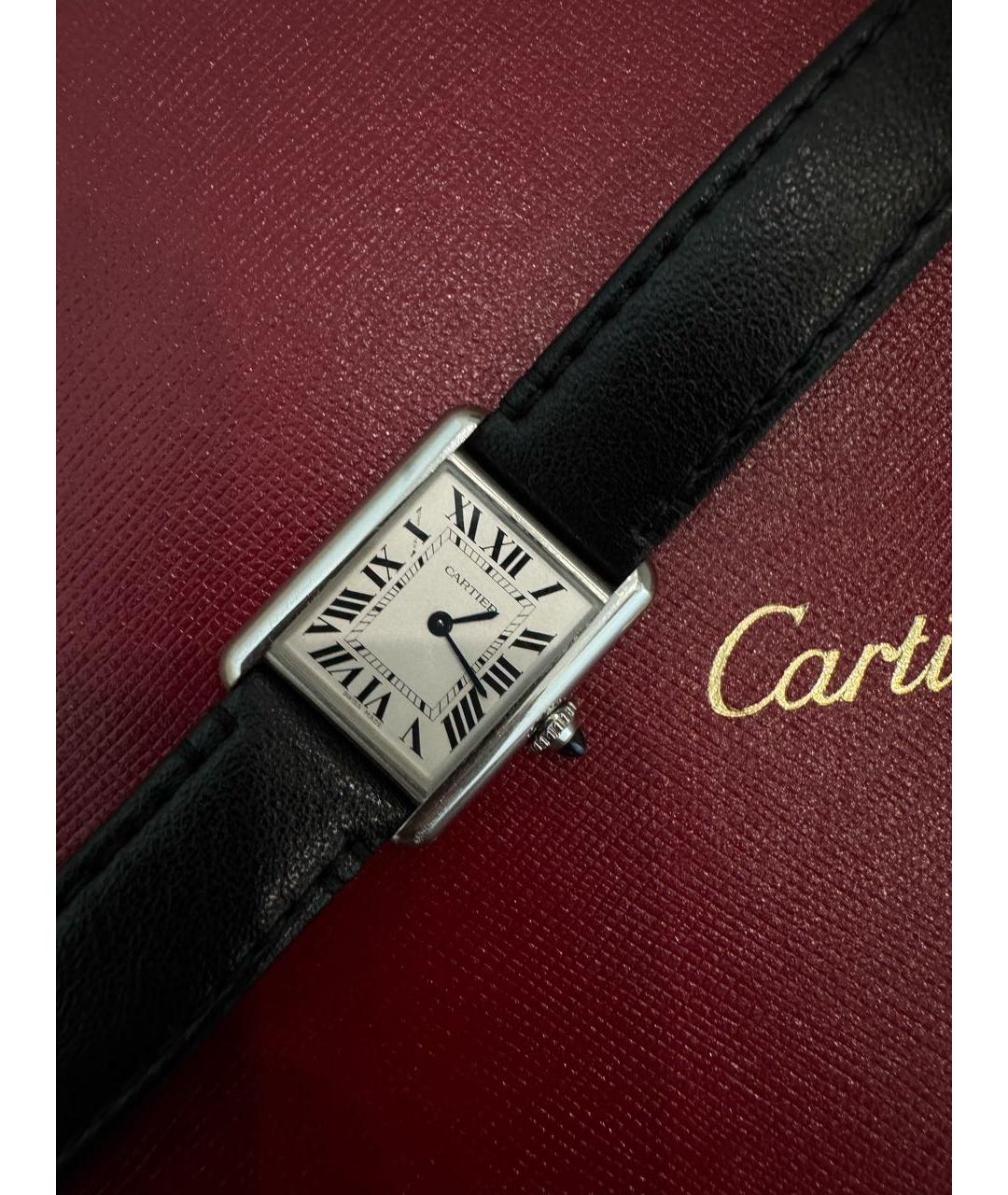 CARTIER Серебряные серебряные часы, фото 5