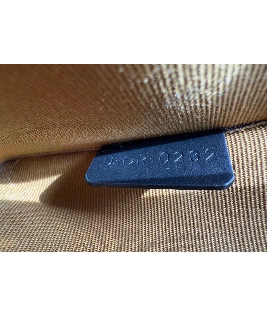 CELINE Коричневая кожаная сумка на плечо, фото 4