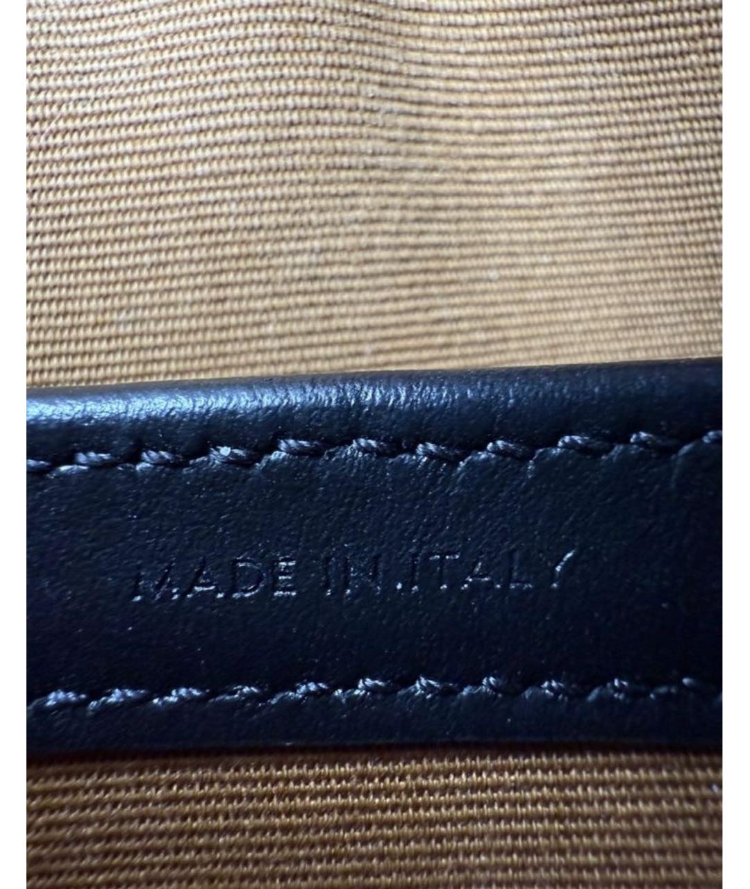 CELINE Коричневая кожаная сумка на плечо, фото 5