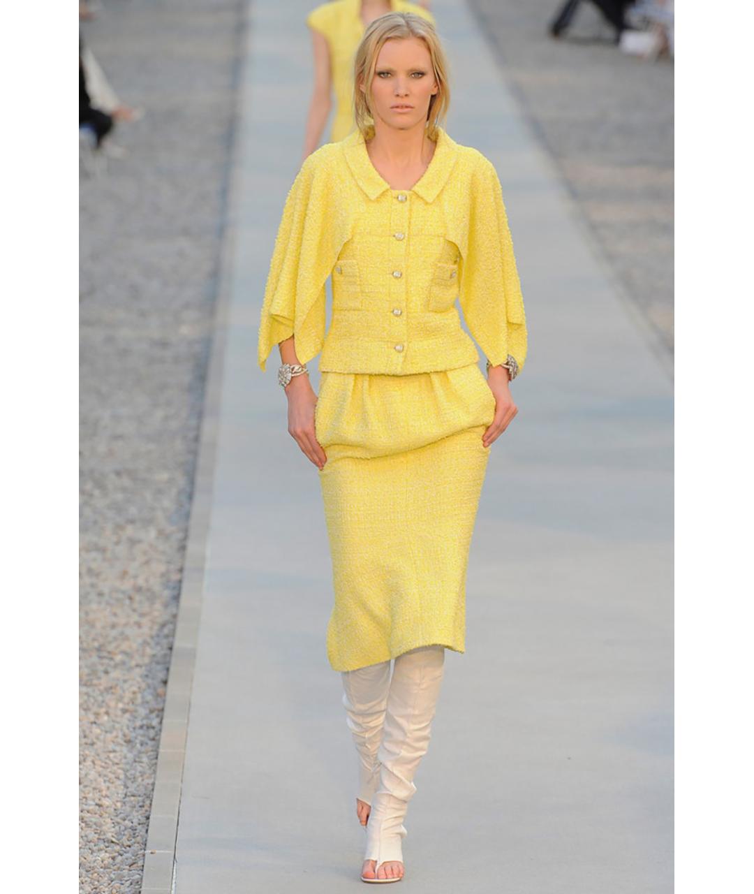 CHANEL Черный твидовый жакет/пиджак, фото 2