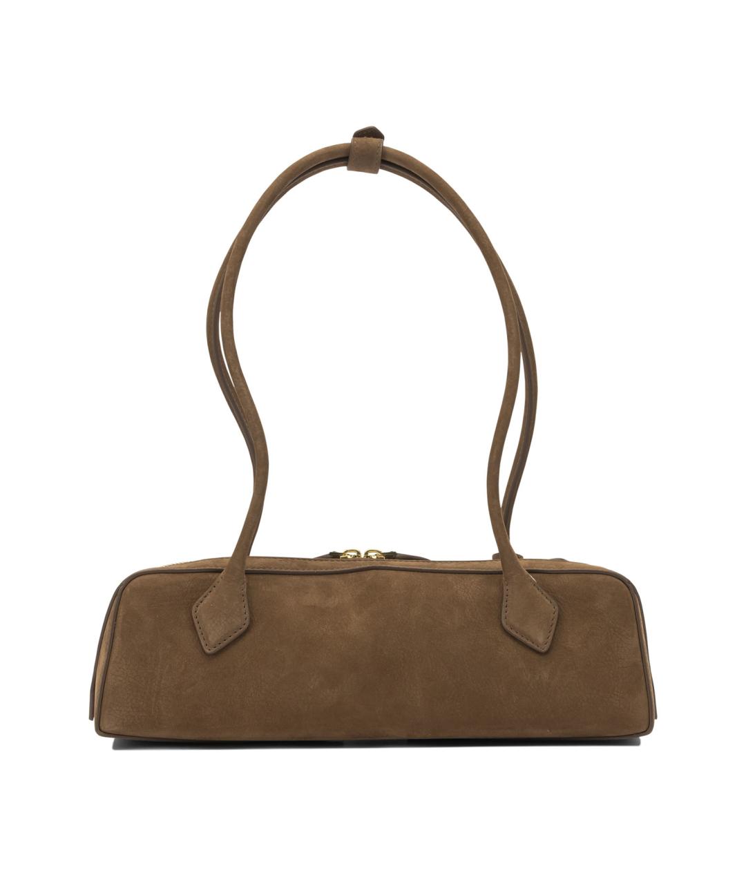 ALAIA Коричневая кожаная сумка через плечо, фото 3